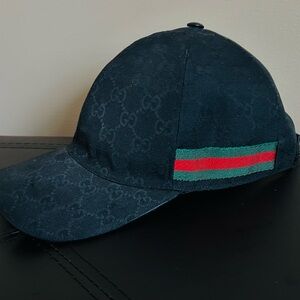 ORIGINAL GG CANVAS BASEBALL HAT WITH WEB